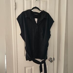 nwt sz 24 Lane Bryant belted blouse